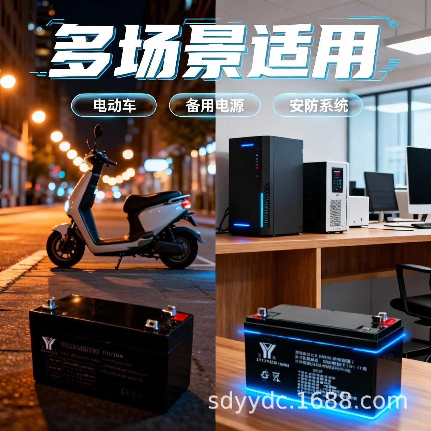 .安防门禁音响6-FM-4.5AH12v4AH12V5.5A电瓶免维护UPS蓄电池