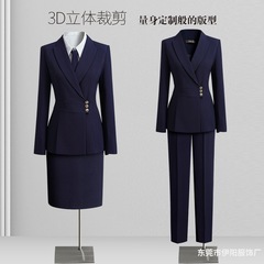 職業スーツ女性春秋2023新型ファッション気質通勤職場面接正装作業服スーツコート