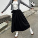 Texture Ice Silk Wrinkled Half-length Yamamoto Skirt Summer Thin 2024 New Slimming Mid-length Hip Covering A- line Skirt