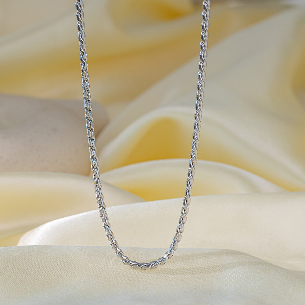 Pulsera de Acero de Titanio de Dongguan, Estilo Europeo y Americano, Diseño de Doble Cadena con Cuchillas, Exagerada, Hip-Hop, para Otoño e Invierno, No se Destiñe, para Mujer