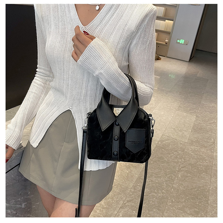 Borsa a secchiello a spalla elegante donna stile coreano moda_voghion.com