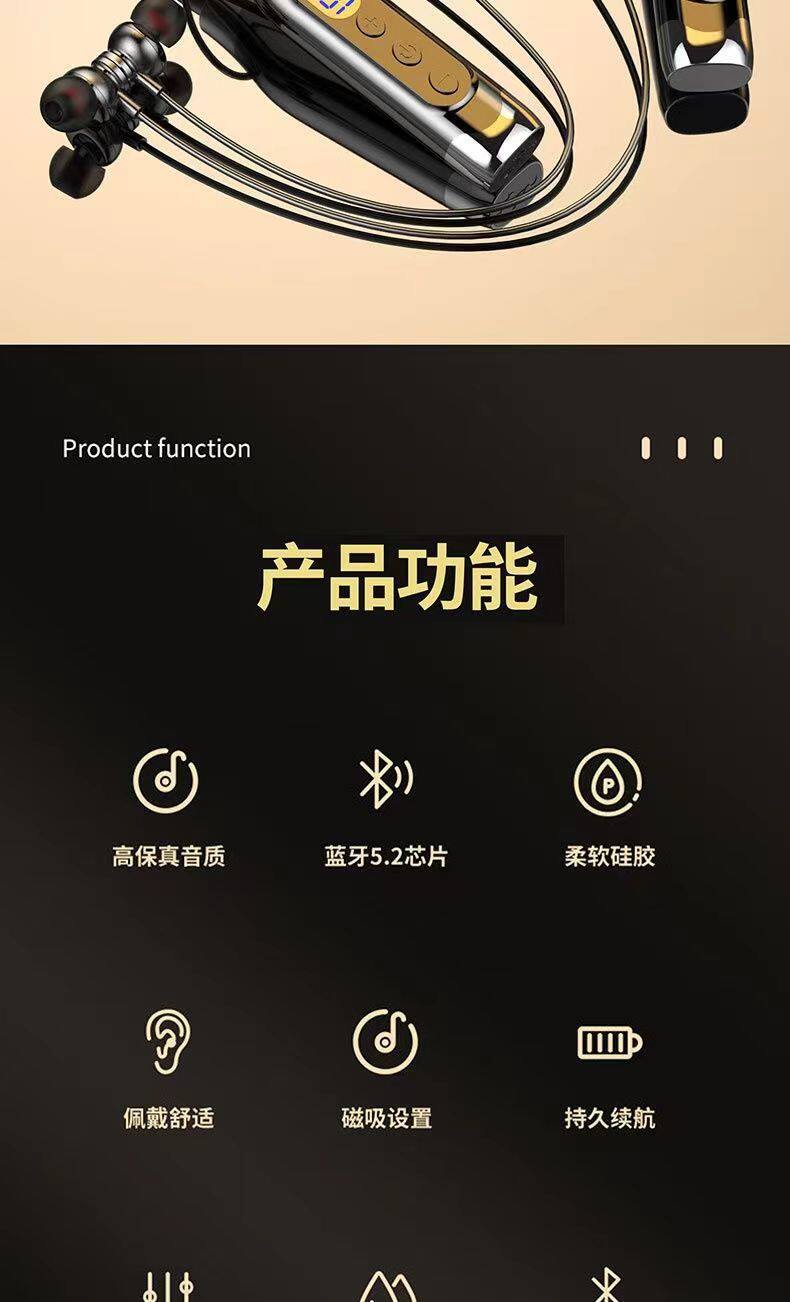 New Bluetooth Headphones, Wireless Neckband In-Ear Earphones for Karaoke, Ear-Monitoring, Live Streaming, and Gaming