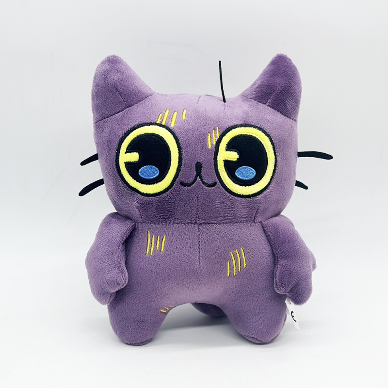 跨境新款tostada plush 灰猫 公仔玩偶|undefined