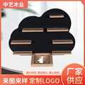 家用墙上玩具饰品收藏品收纳架简约小型置物架免打孔墙上整理架