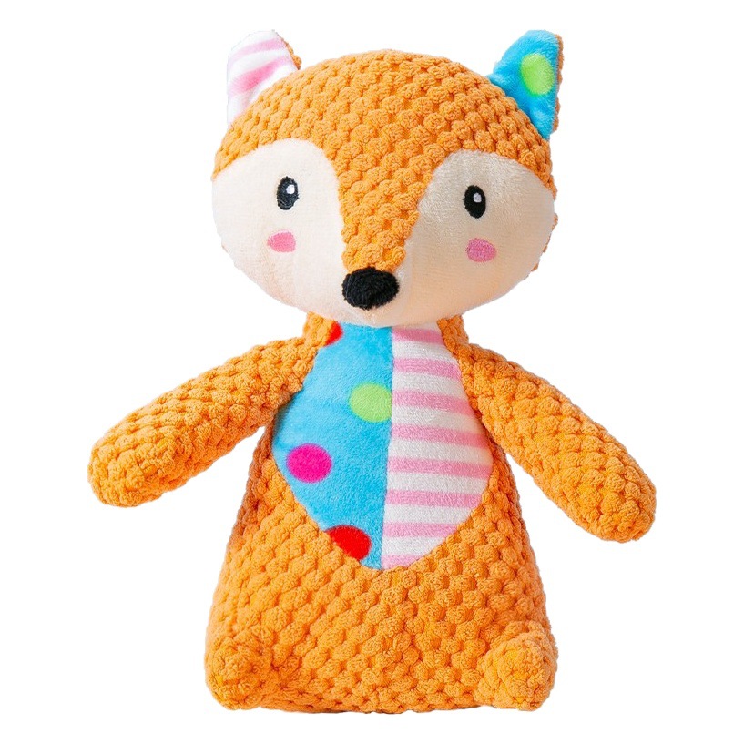 Perro de sonido juguete felpa acompañar entrenamiento calmante gato mediano y pequeño perro molar Teddy aliviar tapada suministros para mascotas