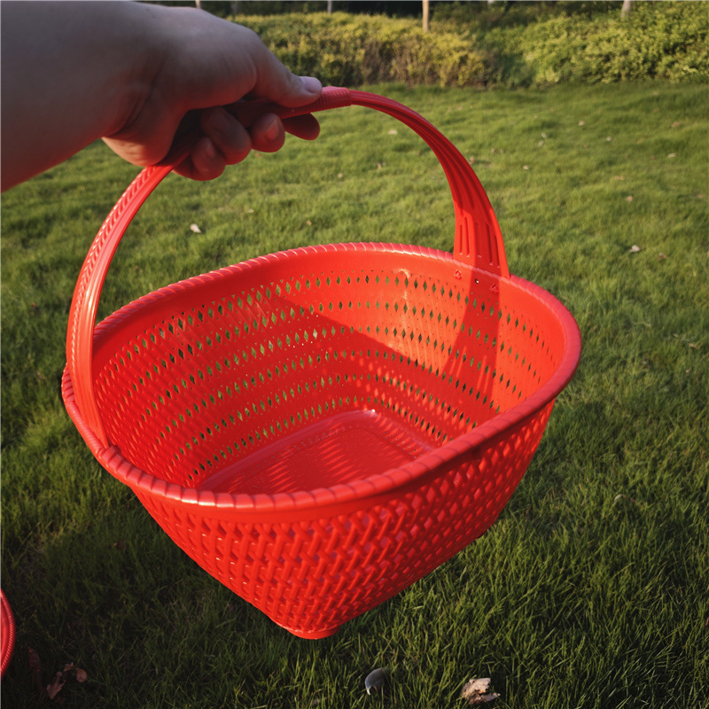 Panier de rangement en rotin tressé avec couvercle anses et doublure_voghion.com
