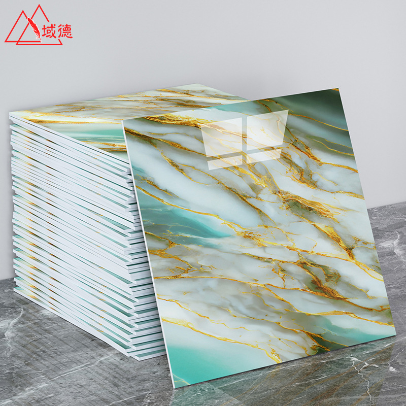 30*30cm仿瓷砖贴墙面自粘装饰厨房防水墙纸客厅墙裙放铝塑板