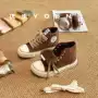 加厚新款学生增高帆布鞋