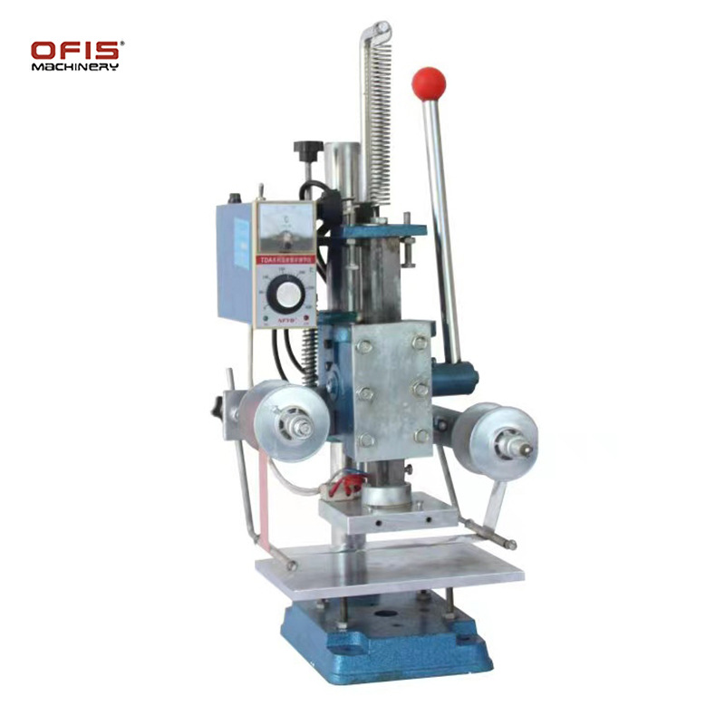 手动烫金机皮革名片商标压印压痕制版烫金机