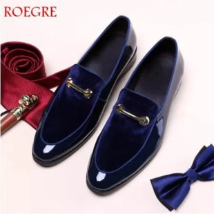 Men's Formal Leather Shoes Shadow Patent Leather Luxury Fashion Groom's Wedding Shoes Men's Luxury Italian Style Oxford Shoes