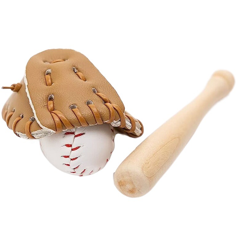 Temu Amazon popular béisbol llavero colgante mini Softball guantes llavero Deportes Béisbol Softball