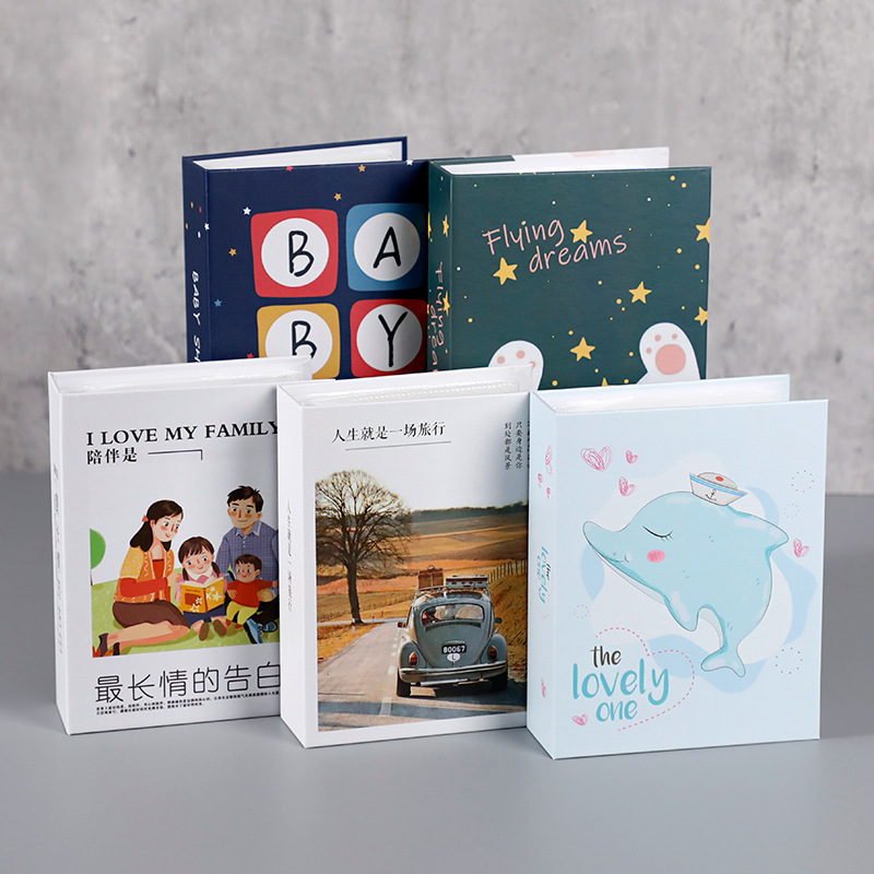 3-inch Photo Album, 4-inch Photo Album, 200 Cartoon Photo Album, Small Card Album, Card Storage Album