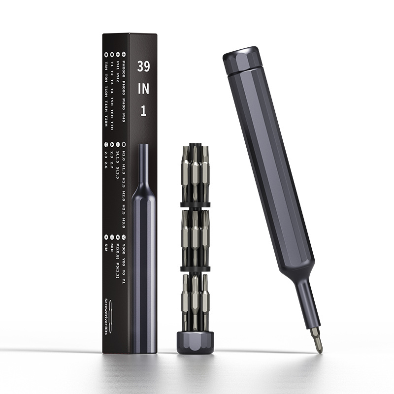 39-in-1 Multifunctional Pen Screwdriver Tool Set for Home Repair Glasses, Mobile Phones and Computers Portable Gadgets