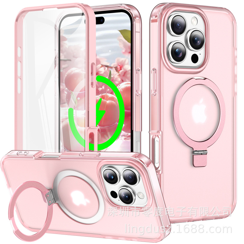 新品 Apple 16 Pro Max 支点マット仕上げスマホケース マグネット式スタンド S25 Ultra ワイヤレス充電対応 マグネット式スタンド|undefined