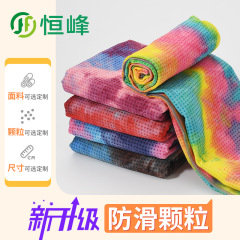 新しいタイプのヨガの敷物の滑り止めの厚いヨガの敷物の布のプリントの超細い繊維の家庭用ヨガの毛布