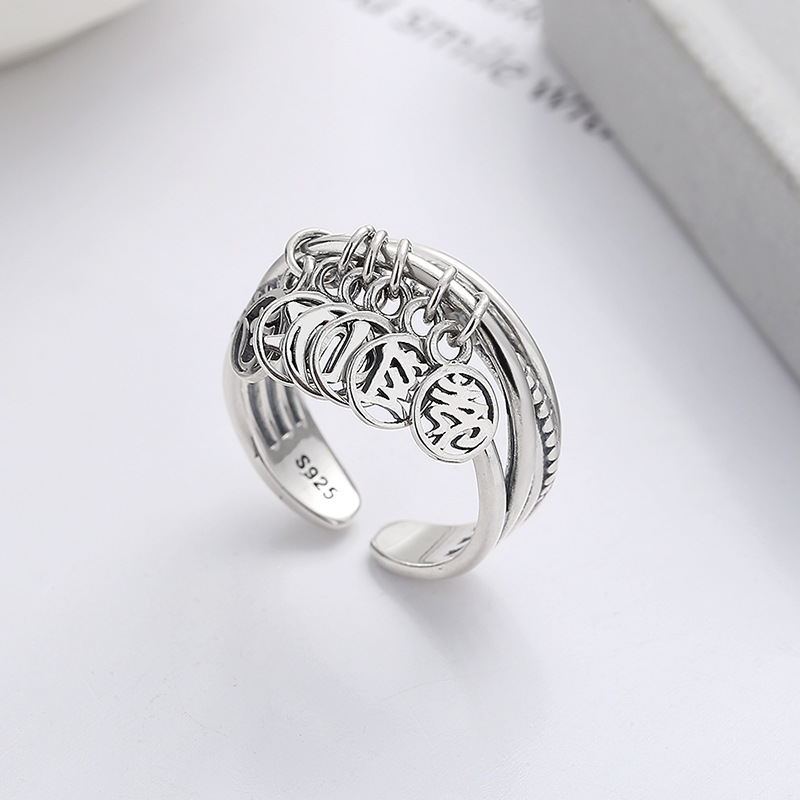 Retro trend fashionable one size ring