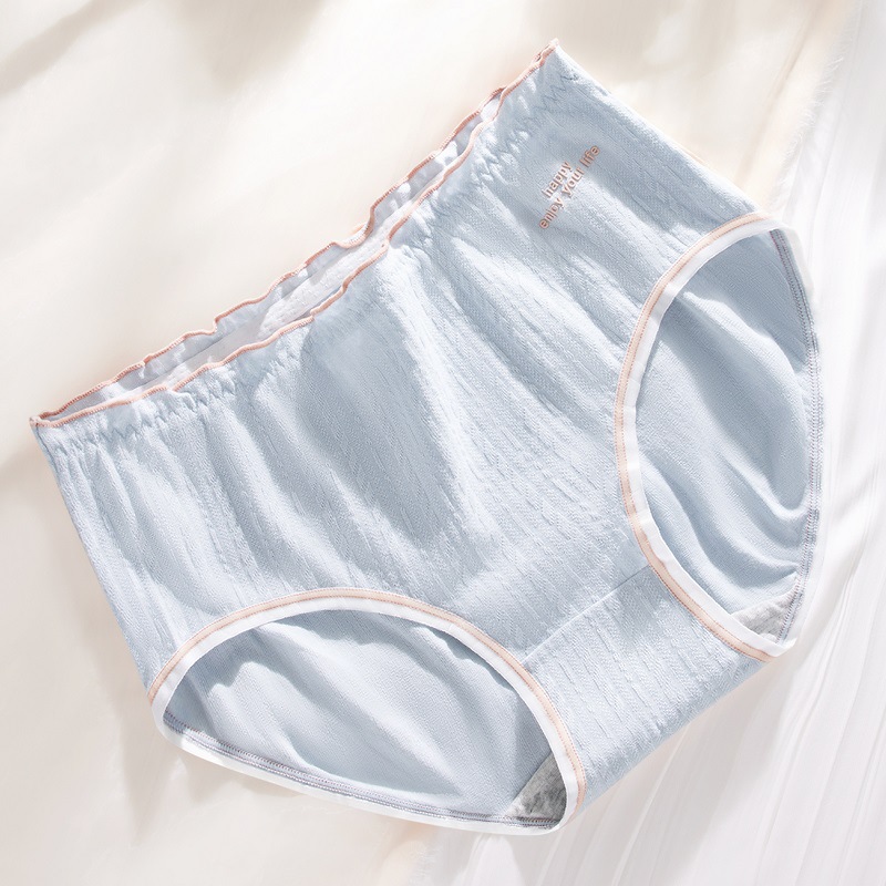 Ropa interior de algodón de las mujeres cómodo transpirable entrepierna Mediados de cintura triángulo pantalones cortos cabeza chica sin costuras más tamaño pantalones cortos chica ropa interior al por mayor