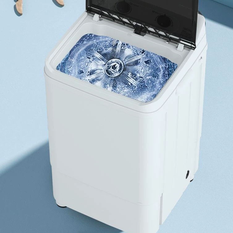 New small semi-automatic dormitory mini pulsator washing and drying integrated washing machine children's dormitory rental room large capacity