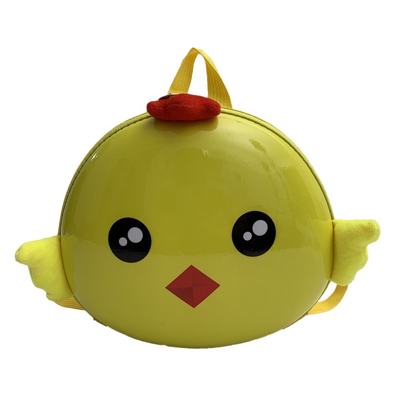 De dibujos animados de cáscara de huevo anti-perdida mochila kindergarten schoolbag 1-3-5 años de edad del bebé de los niños para clases grandes, medianas y pequeñas