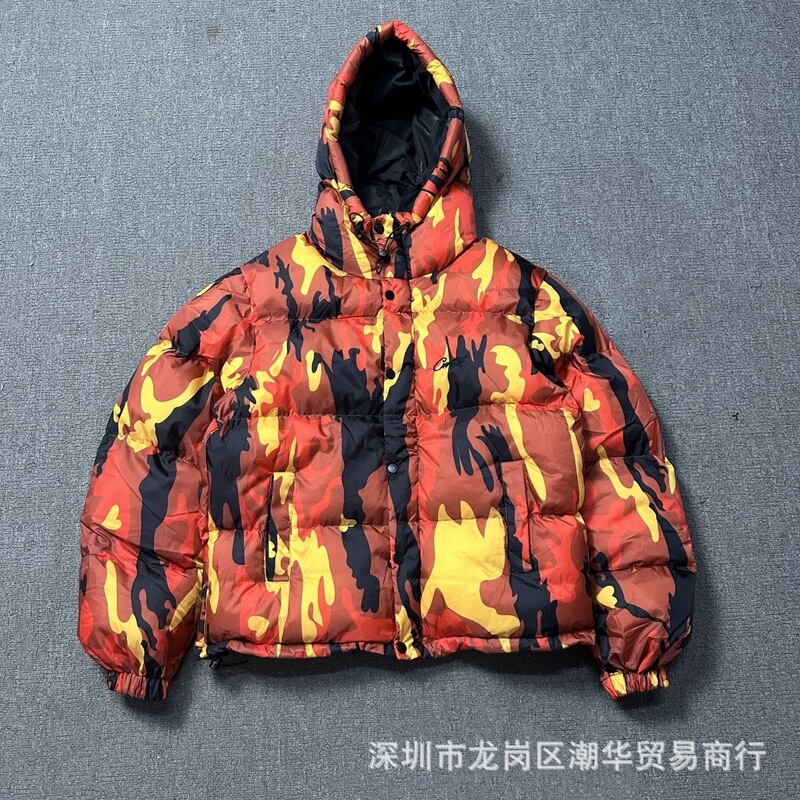 跨境 Cort 恶魔岛男女加厚潮牌连帽宽松情侣保暖棉服棉衣外套冬季|undefined