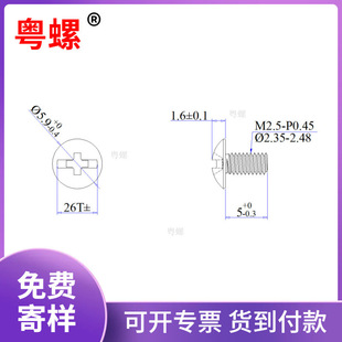 �ǘ� TM+- /5.8  M2.5*5 �t ̼䓲��P� ���ƙC��΢�����