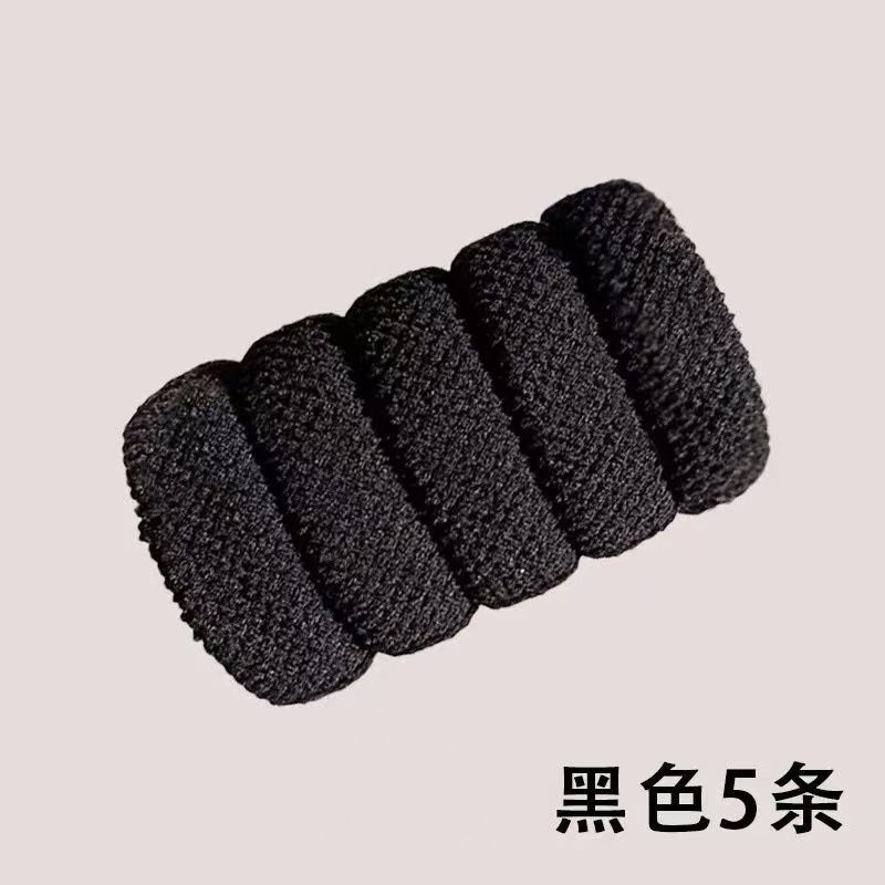 alta elasticidad duradera engrosada temperamento cabello de cola de caballo de cabello de correa de goma