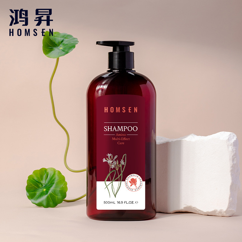 厂家新款500ml沐浴露斜肩扁瓶PET按压瓶身体乳洗发塑料瓶洗护包装