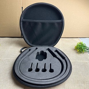 Hanging Neck Bluetooth Headset Bag Bone Conduction Headphone Bag Air Conduction Leather Storage Box Storage Compartment Eva Cosmetics Bag