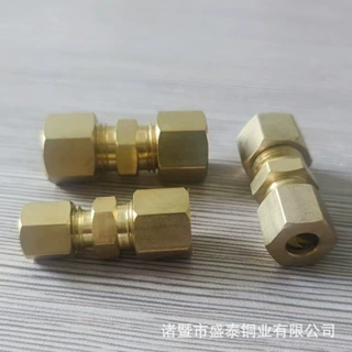 铜连接器汽车刹车配件油管三通铜配件三通厂家直销快速转换接头