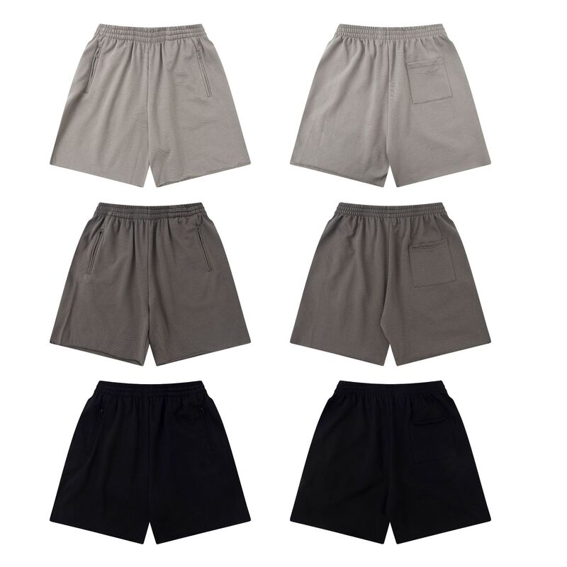 No Sleeping Beauty Trendy KANYE YEEZY SEASON6 Classic Solid Color American Style Retro Casual Shorts Trendy for Men and Women