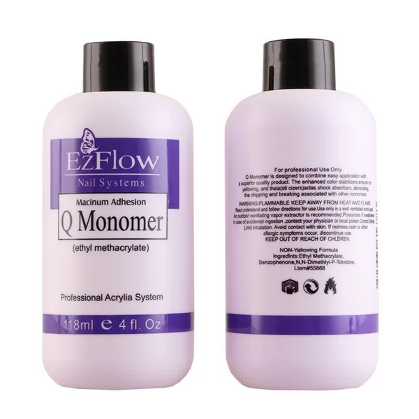 Nail Supplies Ezflow Purple Crystal Liquid 118ml Crystal Nail Supplies 58ml 236ml