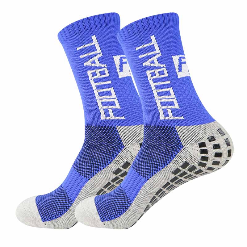 Breathable Cotton Football Socks With Anti-Slip Silicone Grip – Unisex Sports Socks For Soccer, Running, Hiking & Cycling_voghion.com