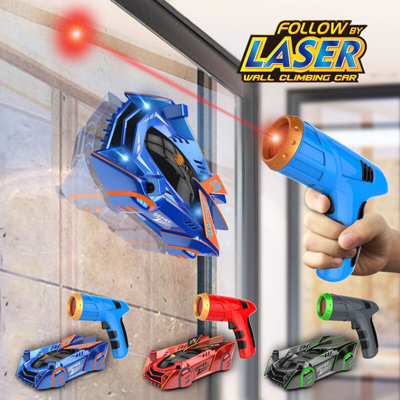 Children's Light-Chasing Wall-Climbing Car Remote Control Car Laser Wall-Sucking Infrared Wall-Sticking Stunt Programming Racing Boy Toy Children's Light-Chasing Wall-Climbing Car Remote Control Car Laser Wall-Sucking Infrared Wall-Sticking Stunt Programming Racing Boy Toy
