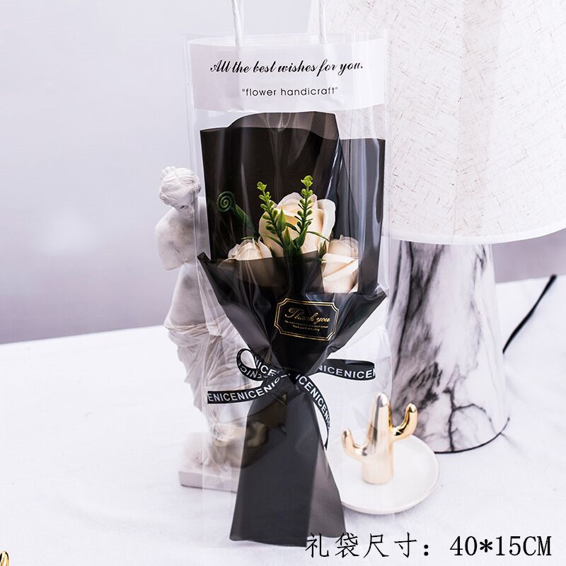 Regalos del día del maestro, flores de girasol, flores de jabón, regalos de vacaciones para maestros y maestros con tarjetas de felicitación al por mayor