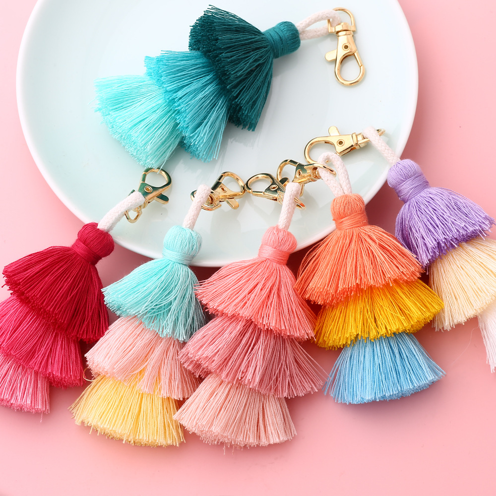 1 Piece Vacation Simple Style Multicolor Alloy Keychain display picture 5