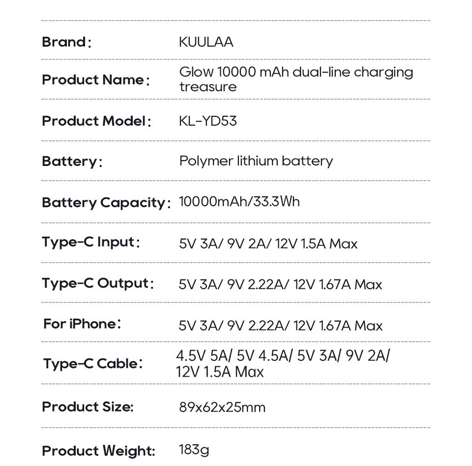 Title 5, PD22.5W Fast Charging Power Bank with Digital D...