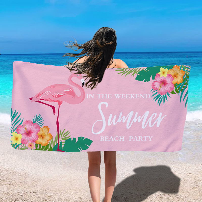 Toalla de playa de microfibra caliente de Amazon Toalla de baño absorbente de mariposa súper grande transfronteriza Towel engrosado