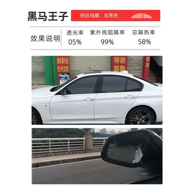 Automotive Film, 3m Car Film, Heat-Insulating and - national-package-construction-prince-of-darkness-carbon-black-high-privacy