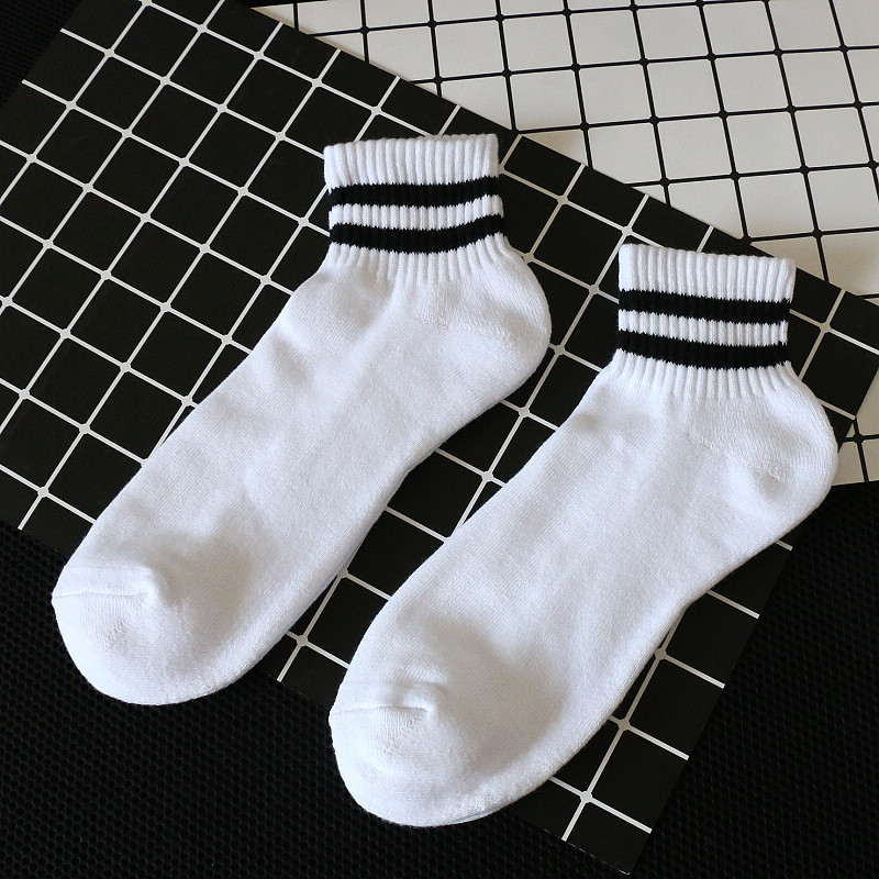 Large Size Socks 2 Bar Towel Bottom Thickened Casual Sports Socks 2 Bar Men's Socks Medium and Short Tube Truss Socks College Style Large Size Socks 2 Bar Towel Bottom Thickened Casual Sports Socks 2 Bar Men's Socks Medium and Short Tube Truss Socks College Style