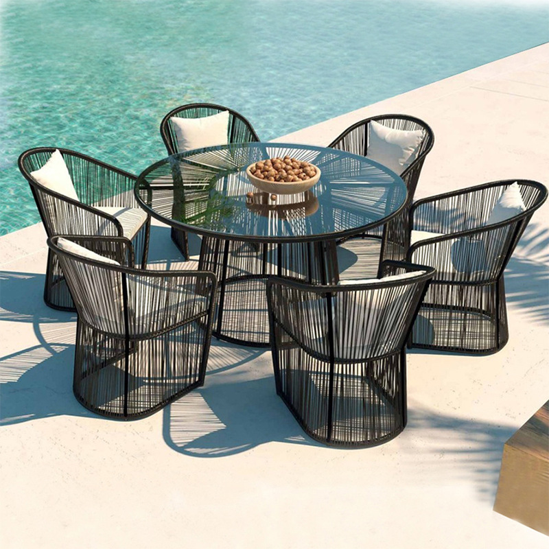Outdoor Table and Chair Courtyard Leisure Rattan Chair Terrace Tea Table Combination Outdoor Garden Balcony Small Table and Chair Coffee Table Three-piece Set Outdoor Table and Chair Courtyard Leisure Rattan Chair Terrace Tea Table Combination Outdoor Garden Balcony Small Table and Chair Coffee Table Three-piece Set