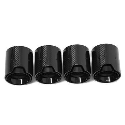 Suitable for BMW new Exhaust pipe - carbon-m-black-mouth-4-pieces
