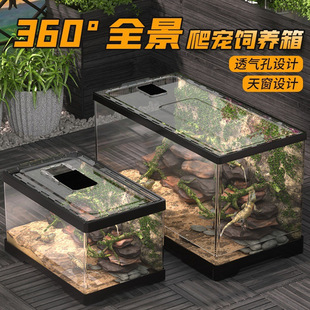 Scorpion Breeding Box Villa Domestic Box Acrylic Horned Frog Spider Lizard Shougong Beetle Reptile Turtle Tank