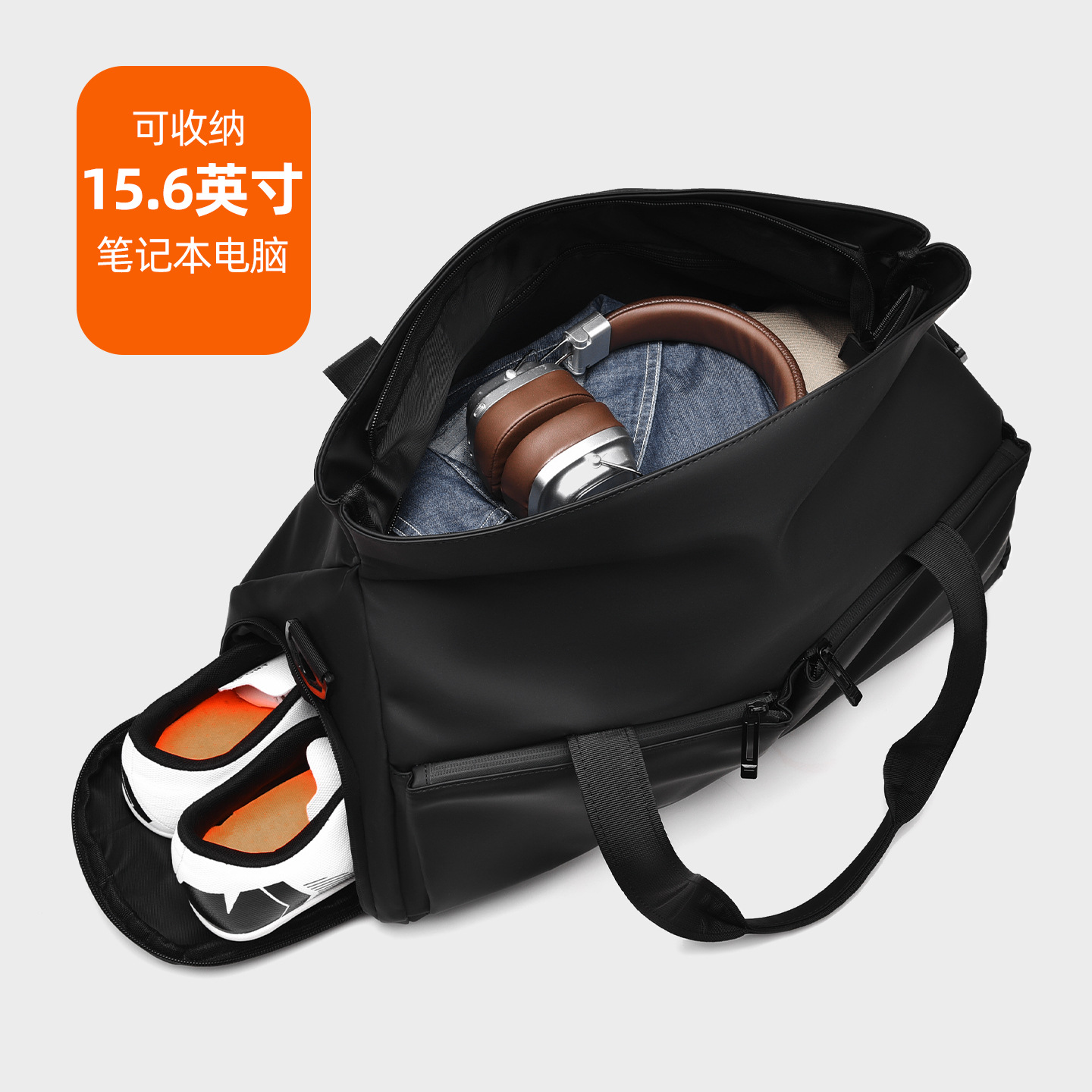 Bolsa de viaje portátil portátil portátil de un solo hombro bolsa de fitness de tendencia ligera separación seca y húmeda bolsa de almacenamiento de deportes de corta distancia