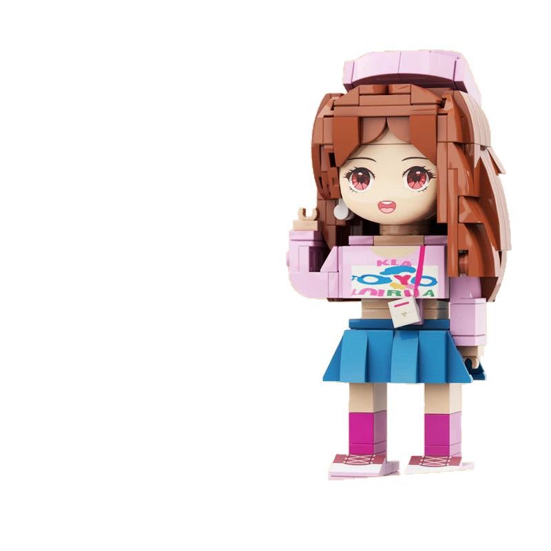 手作りDIY置物写真ブロック人形クリエイティブギフト3D人形カップル記念ギフト個性|undefined