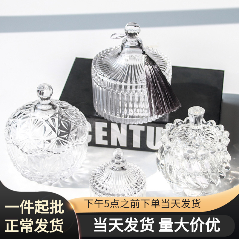 Meimu'er Creative Home Aroma Candle DIY, Modern Relief Glass Candle Cup, Creative Mongolian Cup Candle Holder