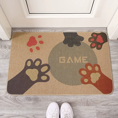 mat for home use, washable, Avtomobil döşəmə paspasları - game-4060cm-linen