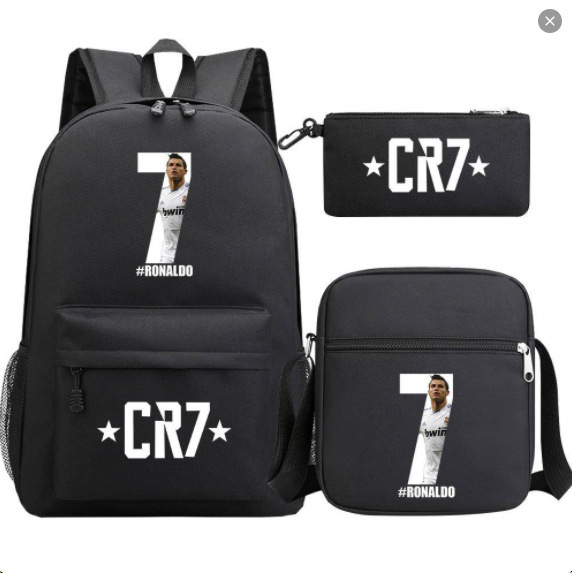 Mochila de tres piezas, mochila para hombres y mujeres, mochila a prueba de salpicaduras [una también es precio al por mayor] mochila de espalda protectora