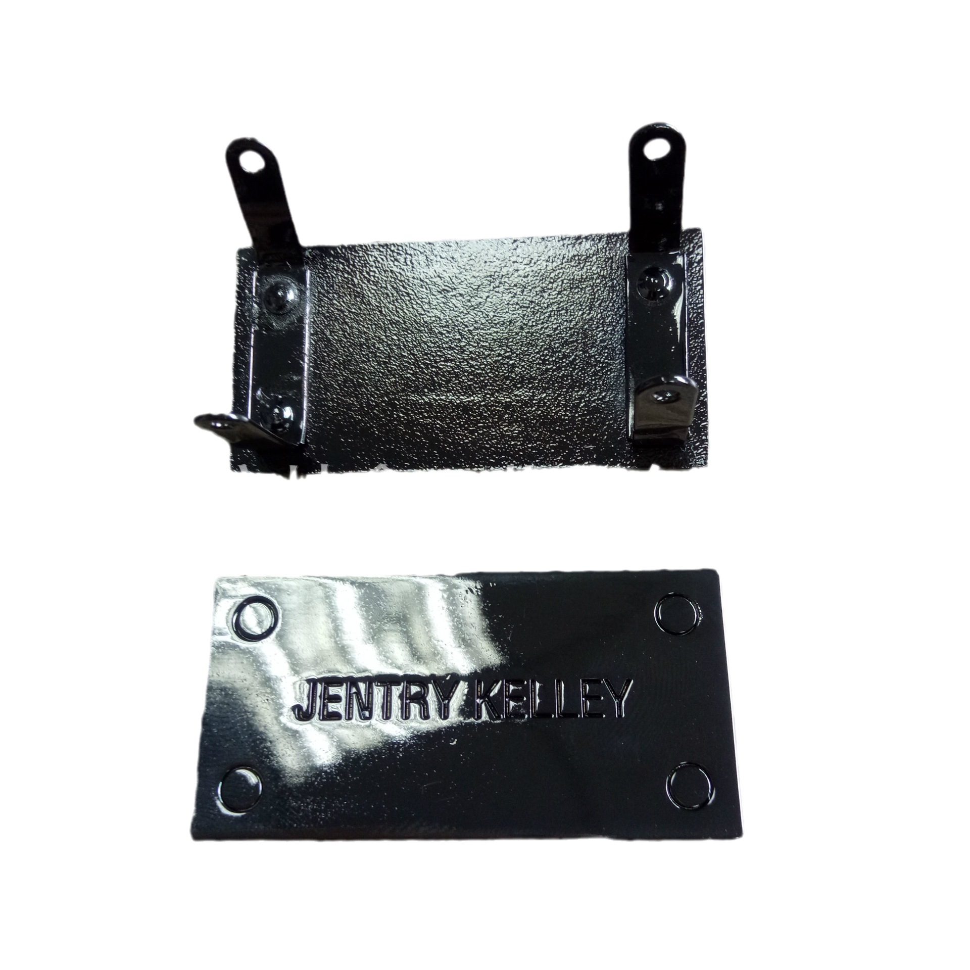 箱包带脚金属标牌 皮革箱包带脚标牌 钱包上的配件标牌制东莞厂