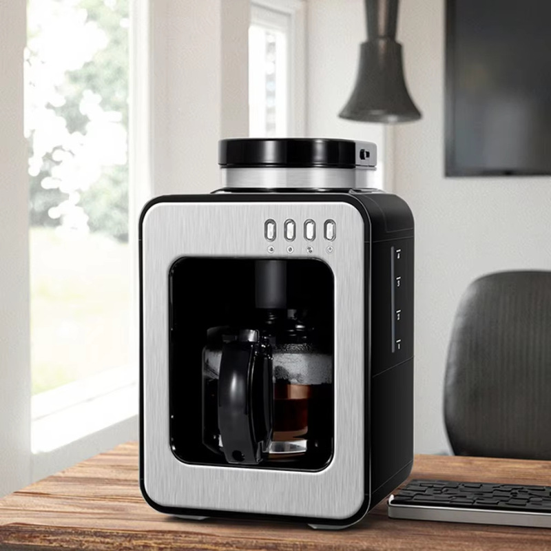 Drip Coffee Machine Integrated Grinder Quick Preparation Heat Preservation Anti-Drip Filter Export Export