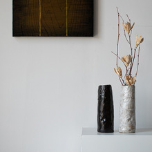 陶瓷花瓶摆件客厅插花家用日式禅意小花器桌面水培花瓶花道